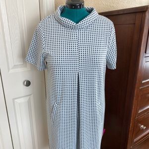 Tyler Boe Kim Cowl Neck Geo Print Tunic Dress